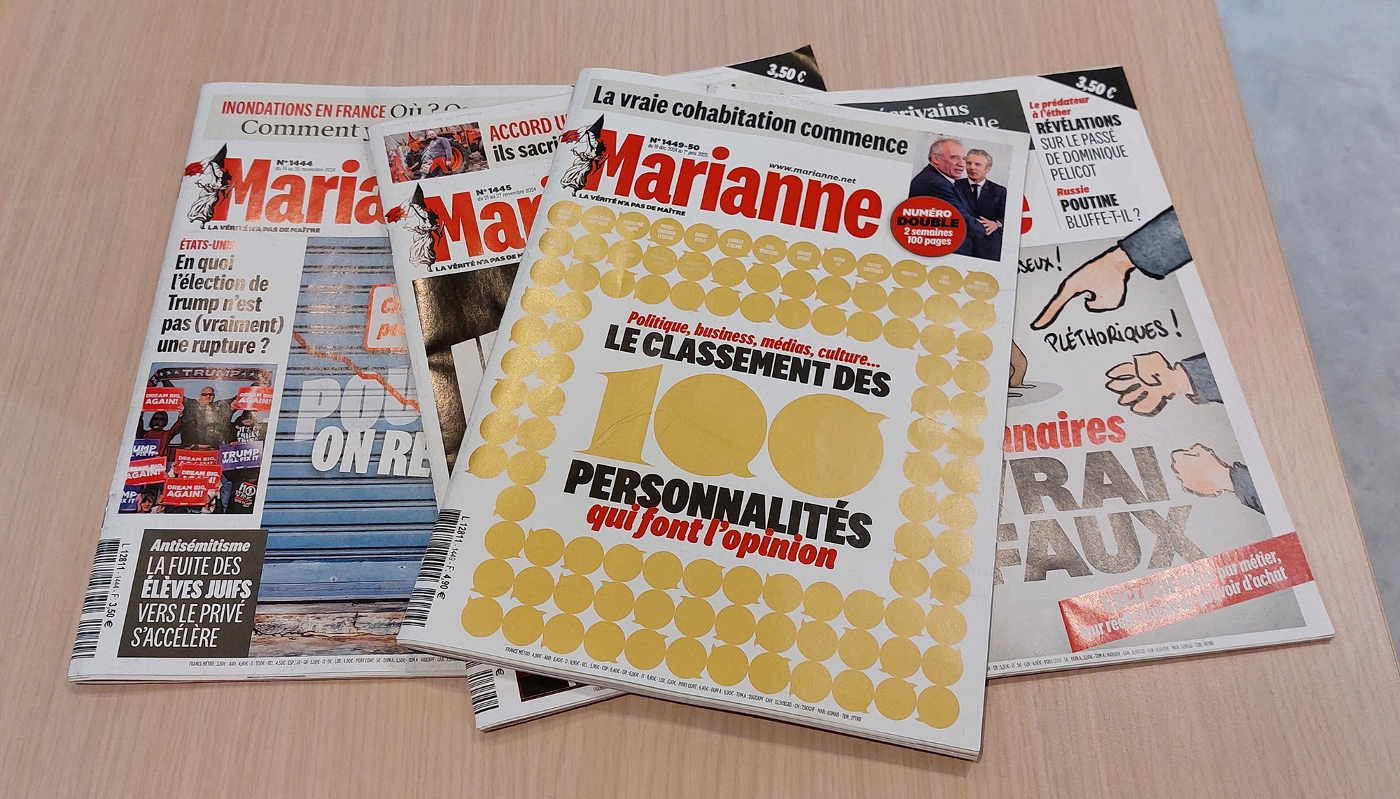 Le magazine Marianne.