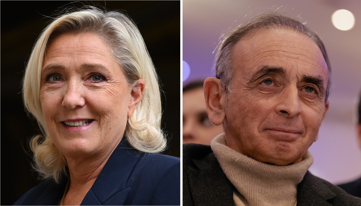 Marine Le Pen et Éric Zemmour.