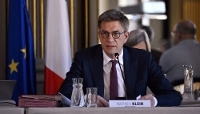 Le maire Mathieu Klein, lors d'une réunion du conseil municipal de Nancy, le 8 avril 2026.