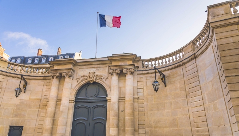 L'hôtel Matignon, à Paris.