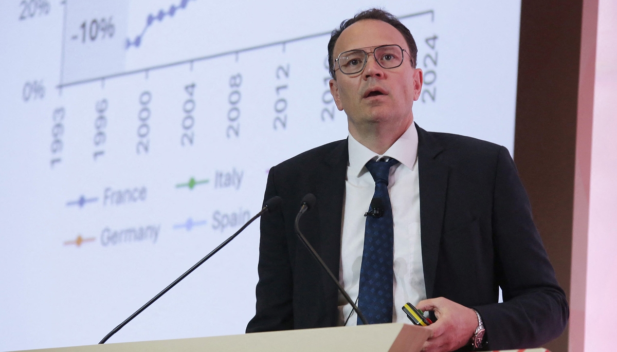 Adrian van den Hoven, directeur général de Medicines for Europe, à Lagonissi, en Grèce, le 3 juillet 2024. 