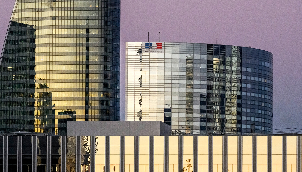 Vue de la tour du ministère de la transition écologique, où se trouve la DGEC, à La Défense.