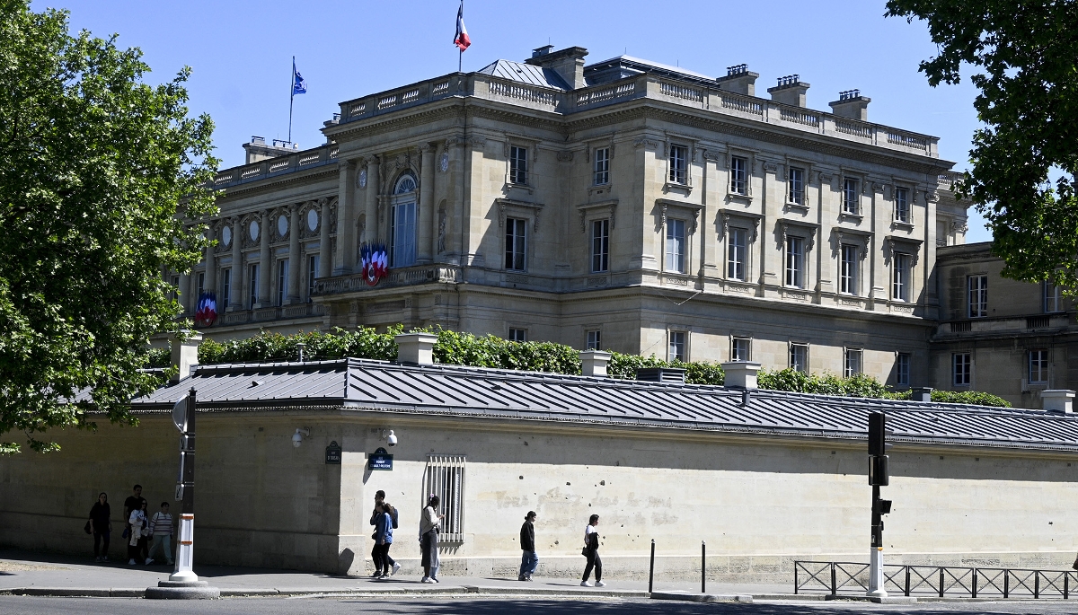 Le ministère des affaires étrangères, quai d'Orsay à Paris.