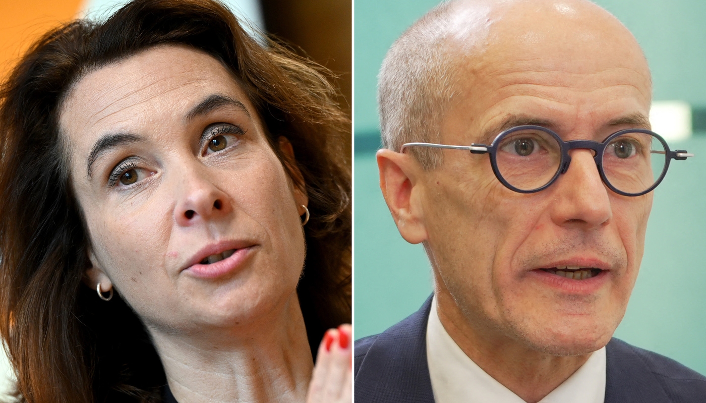 Estelle Brachlianoff et Xavier Girre.