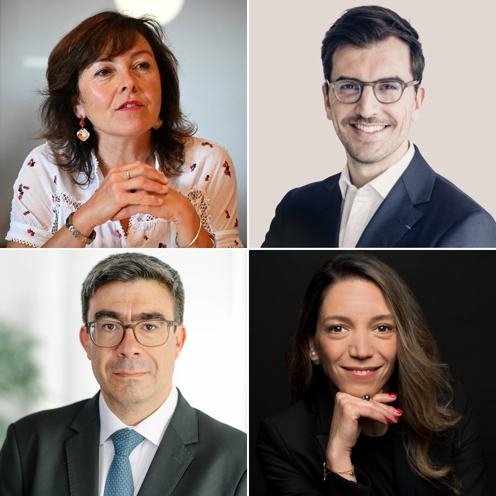 De haut en bas et de gauche à droite : Carole Delga, Romain Mouton, Nassima Auvray et Jean-André Barbosa.