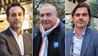 Laurent Moisson, Gilles Attaf et Pierre-Élie Frossard.