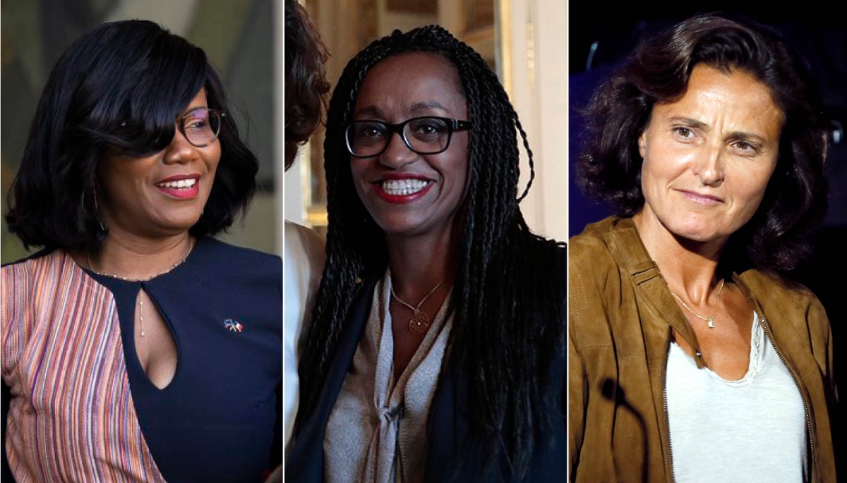 Élisabeth Moreno, Catherine Jean-Joseph Sentuc et Sandrine Roustan.