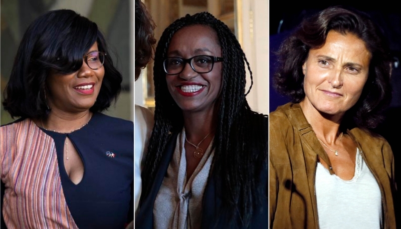 Élisabeth Moreno, Catherine Jean-Joseph Sentuc et Sandrine Roustan.