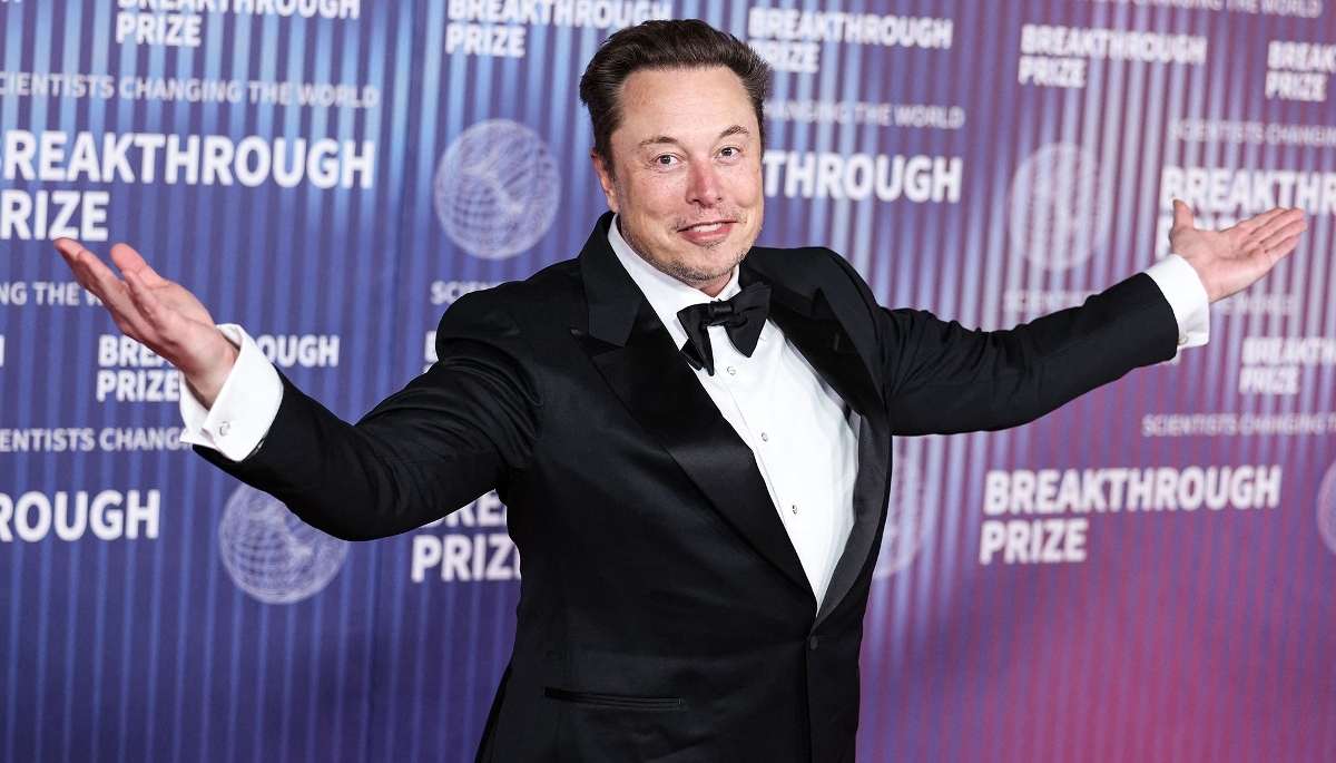 Elon Musk, le 13 avril 2024, à Los Angeles, lors des Breakthrough Prizes.