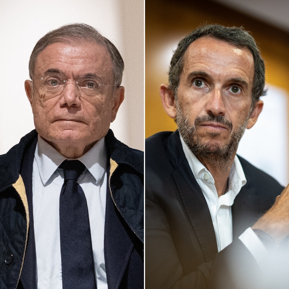Jean-Charles Naouri et Alexandre Bompard.