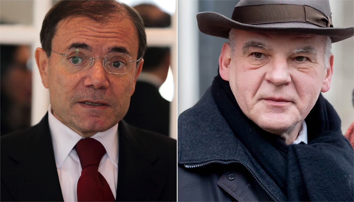 Jean-Charles Naouri, en 2013, et Nicolas Miguet, en 2024.