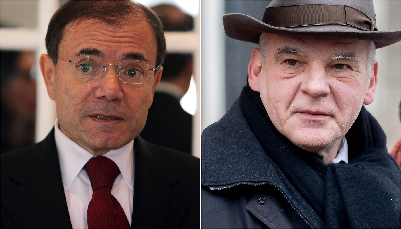 Jean-Charles Naouri, en 2013, et Nicolas Miguet, en 2024.