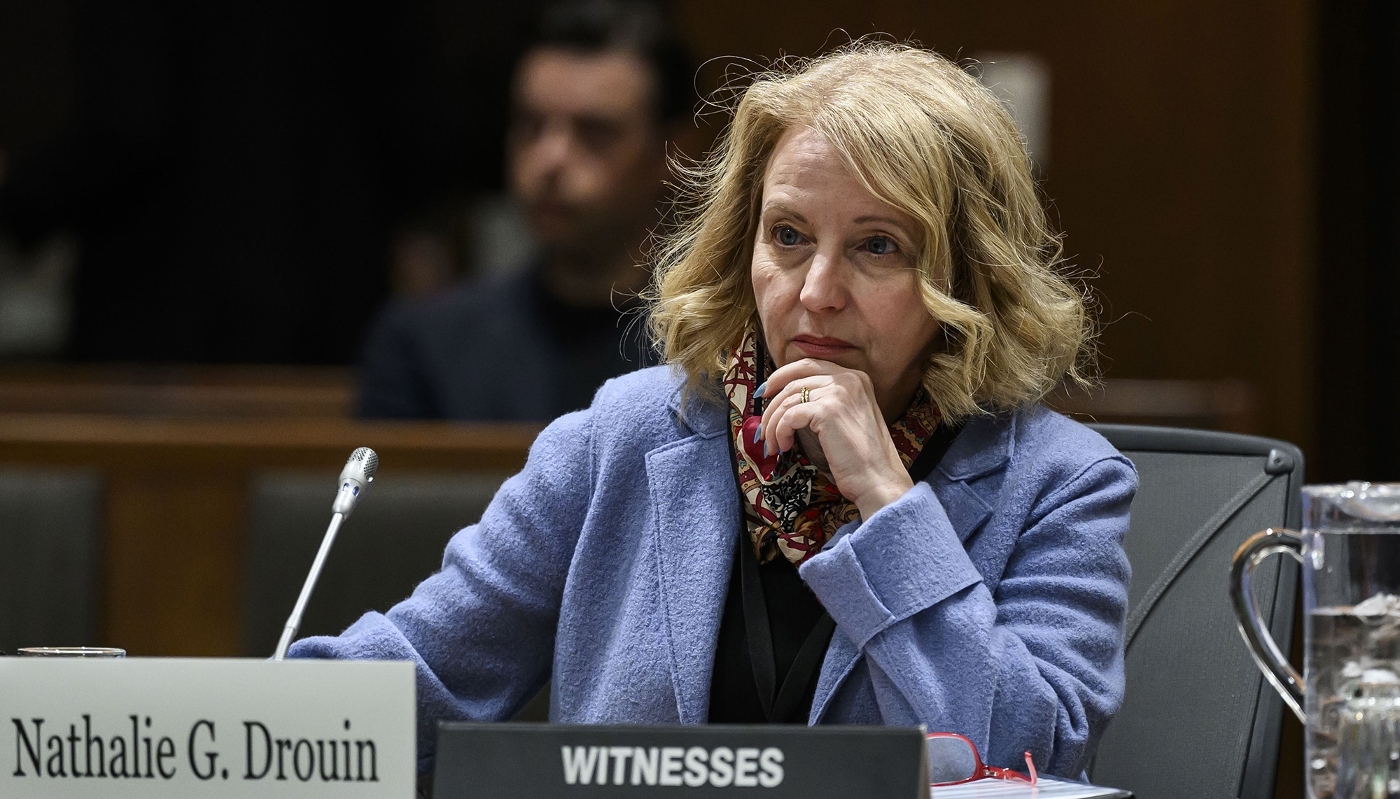 L'ambassadrice du Canada à Paris, Nathalie Drouin.