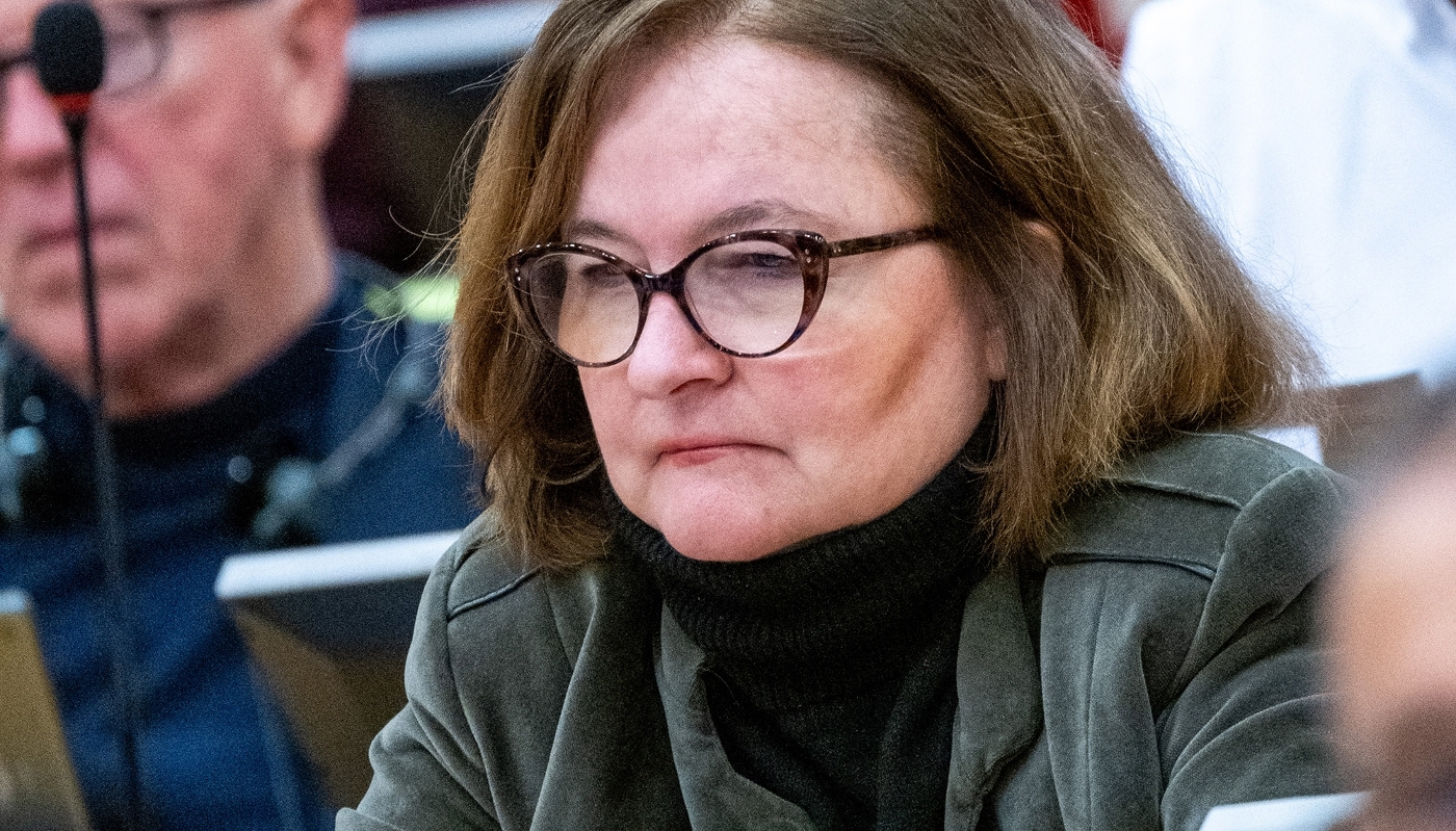 La députée européenne Nathalie Loiseau, le 14 janvier 2025 à Bruxelles.