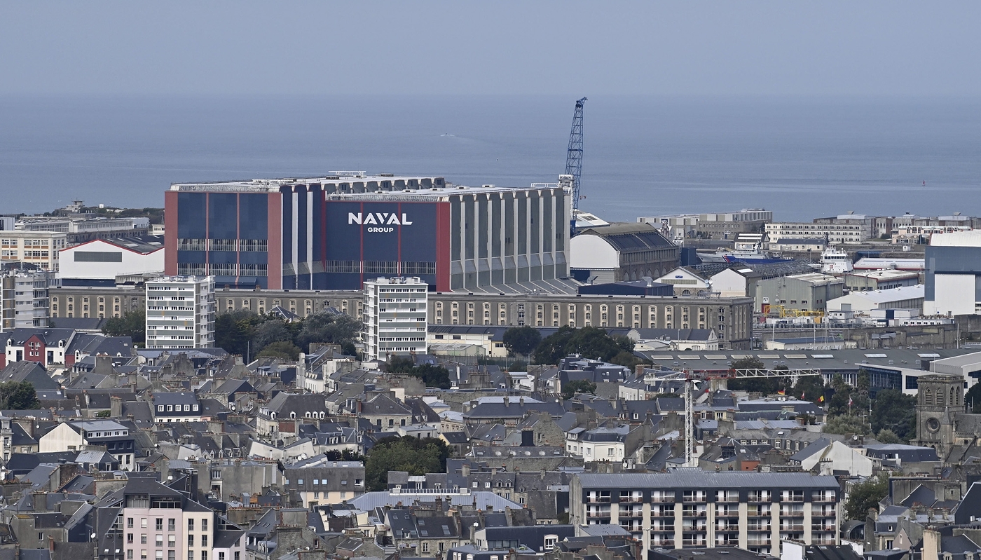 Le site de Naval Group, à Cherbourg.