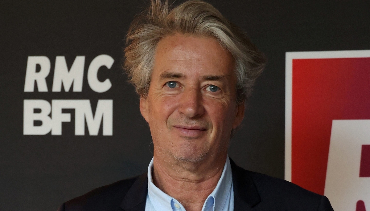 Nicolas Poincaré, annonçant son retour sur BFMTV, le 26 août 2025, lors de la conférence de presse de rentrée de la chaîne.