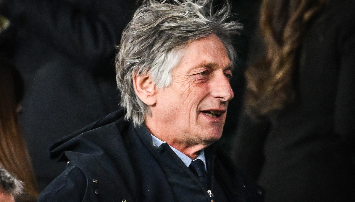 Le directeur général de LFP Media, Nicolas de Tavernost, lors du match PSG-OM du 16 mars 2025, à Paris.