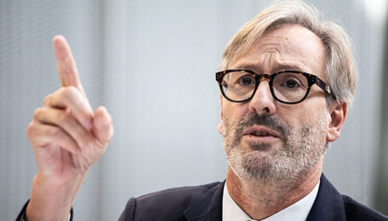 Olivier Girard, le 10 novembre 2023, lors de l'inauguration des locaux d'Accenture à Brest.