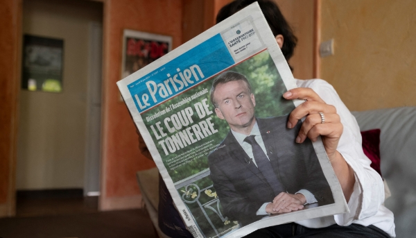 Une du Parisien du 10 juin 2024.