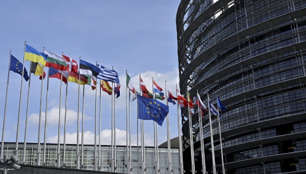Le Parlement européen, à Strasbourg.