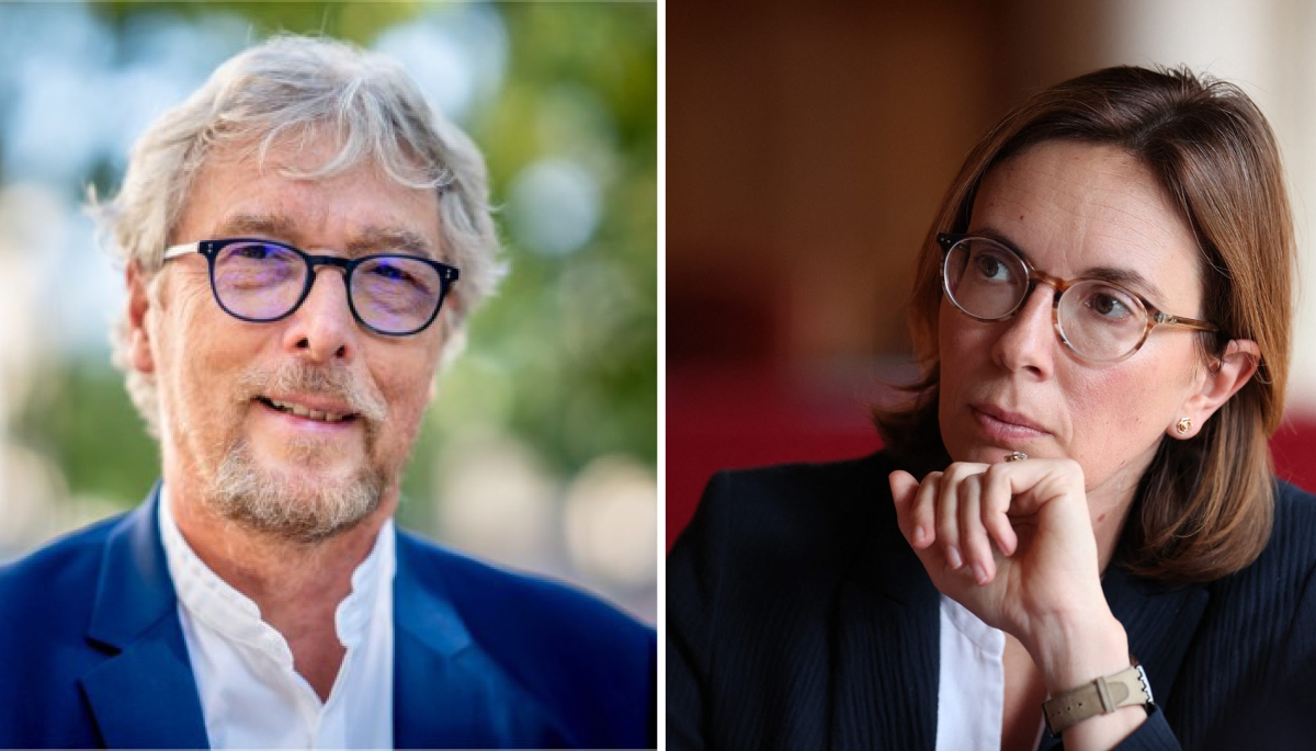 L'ancien patron de RATP Smart Systems, Pascal Auzannet, et la première présidente de la Cour des comptes, Amélie de Montchalin.