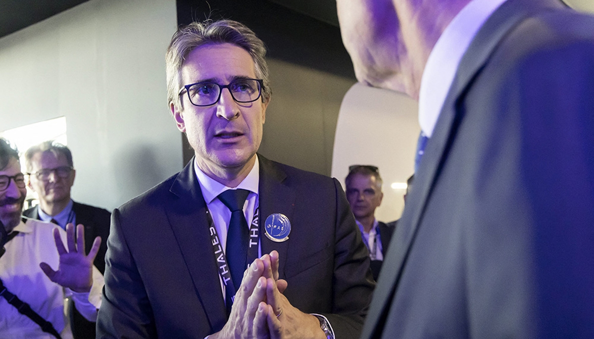 Patrice Caine, PDG du groupe Thales, au Bourget, le 17 juin 2025.