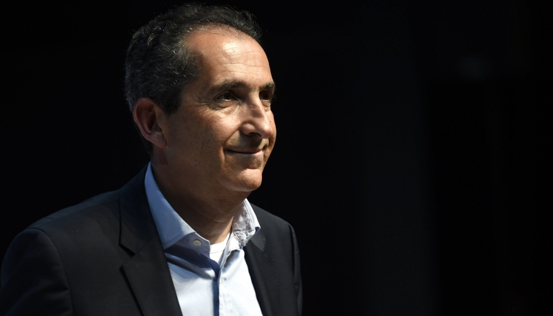 Patrick Drahi, président-fondateur d'Altice, lors d'une conférence du Medef en avril 2019.
