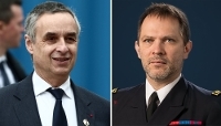 Le délégué général à l'armement, Patrick Pailloux (à g.), et le directeur du futur 'plateau Europe' de la DGA, Jean-François Ripoche.