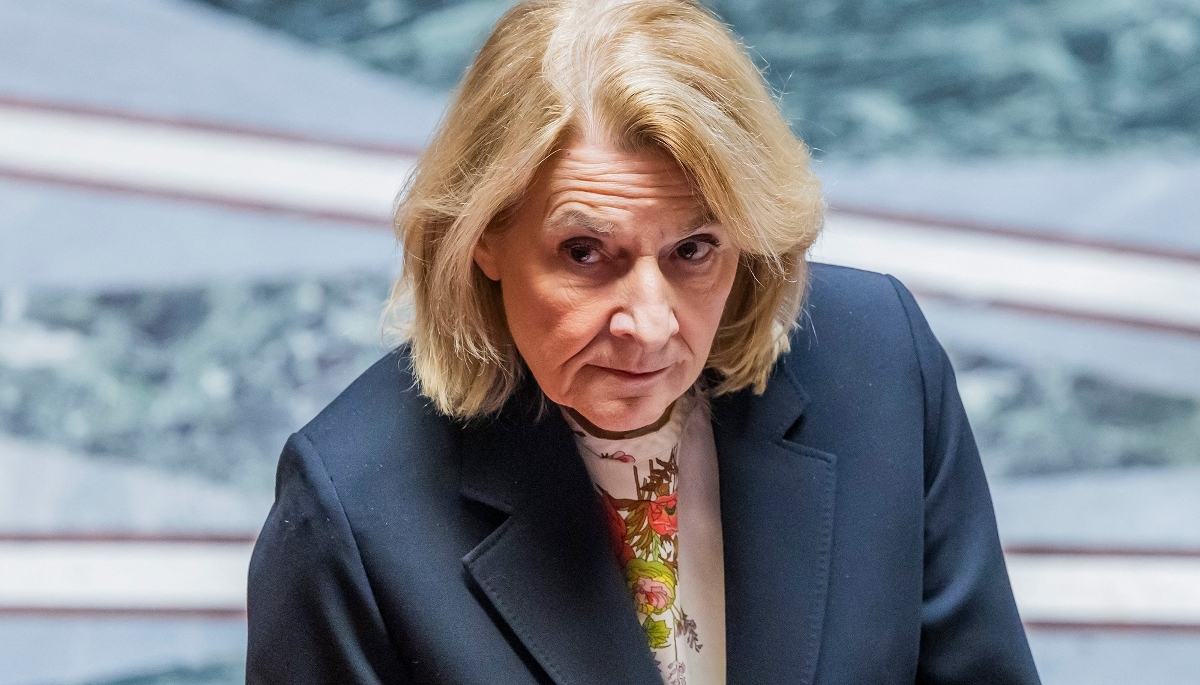 Catherine Pégard, ministre de la culture, à l'Assemblée le 7 avril 2026.
