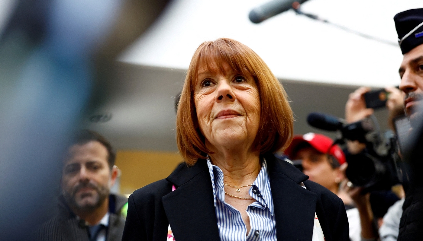 Gisèle Pélicot, au palais de justice d'Avignon, le 19 décembre 2024, jour du verdict du procès de Mazan.