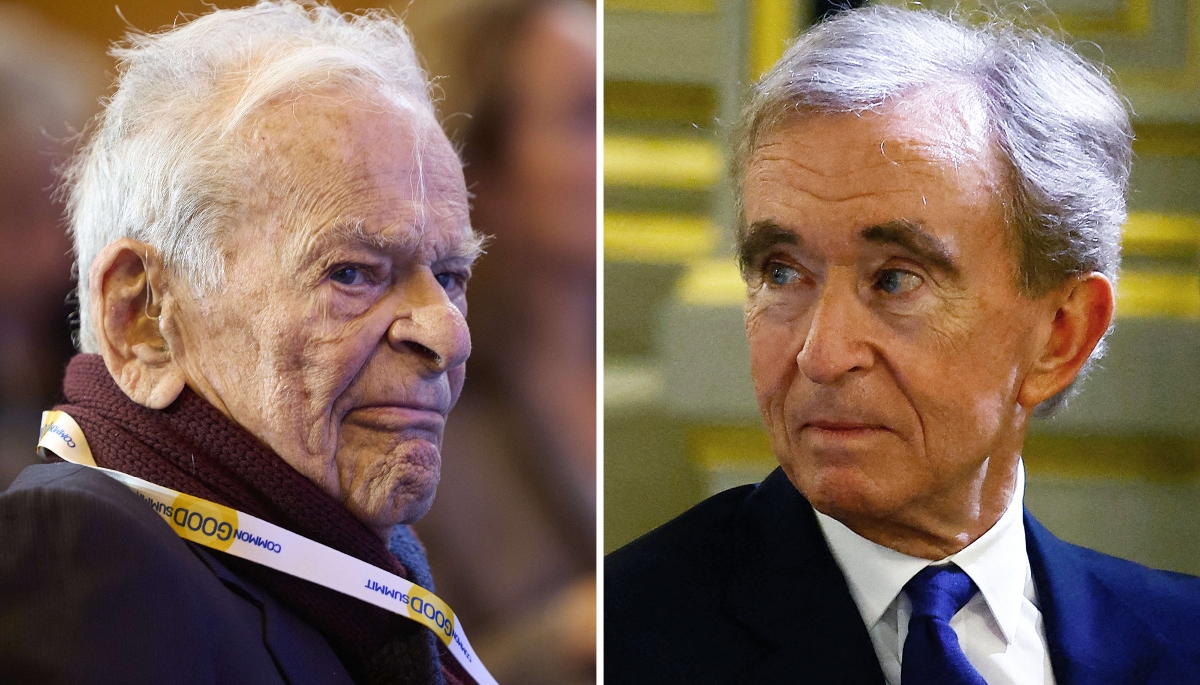 Claude Perdriel et Bernard Arnault.