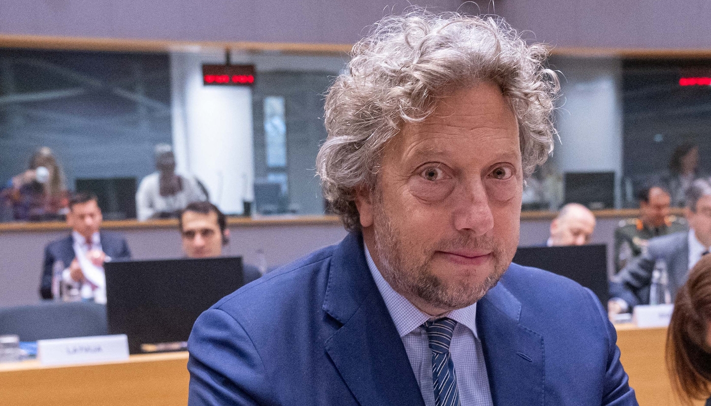 Le représentant permanent des Pays-Bas pour l'Union européenne, Pieter Jan Kleiweg de Zwaan.