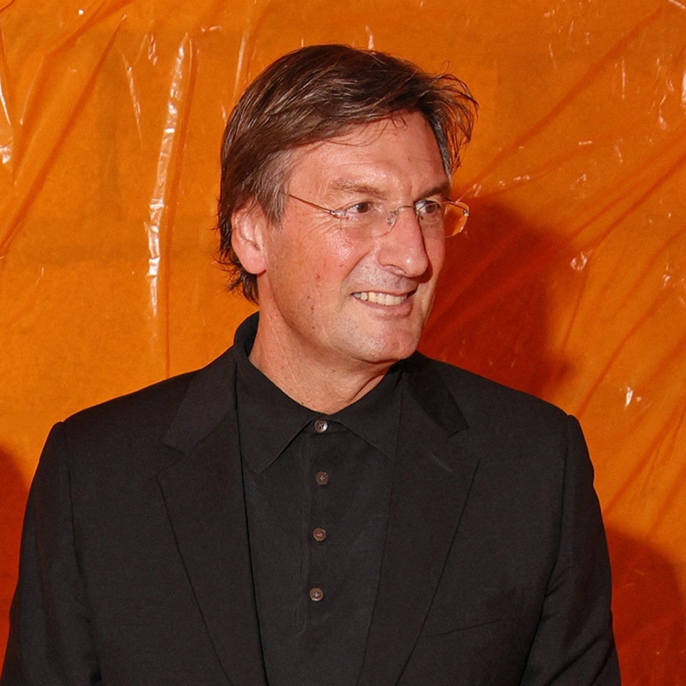 Pietro Beccari, PDG de Louis Vuitton, lors de présentation de la collection femme printemps/été 2024 à la Fashion Week de Paris, le 2 octobre 2023.