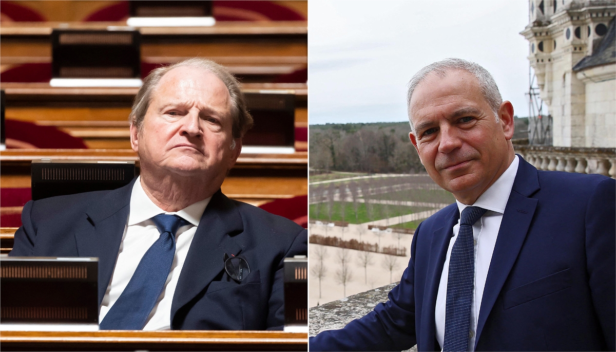 Pierre Charon, ancien président du conseil d'administration du Domaine national de Chambord, et Pierre Dubreuil, directeur général.
