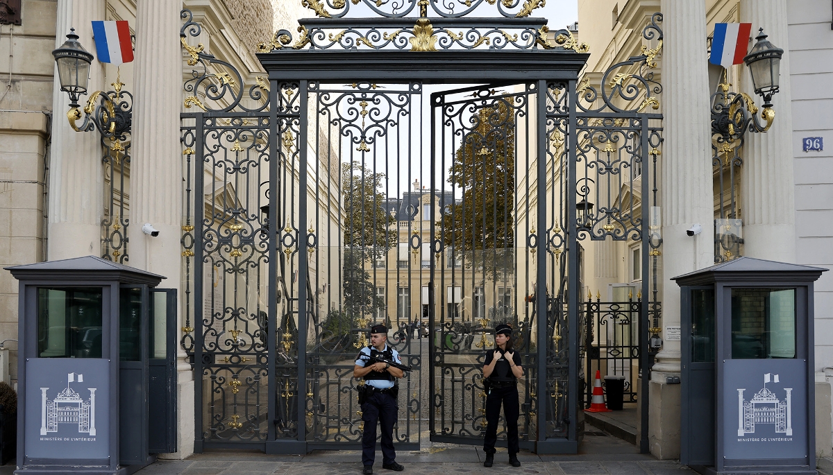 Le ministère de l'intérieur, place Beauvau, à Paris.