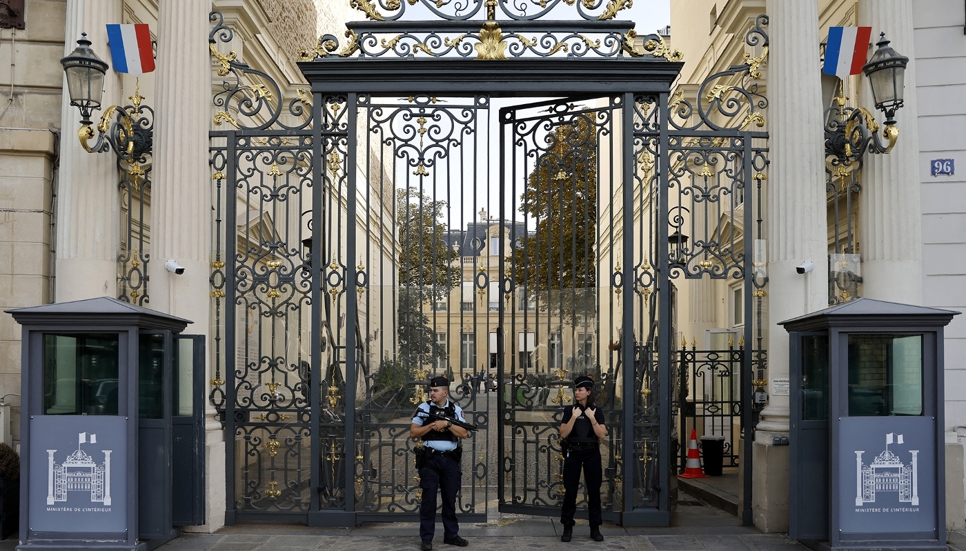 Le ministère de l'intérieur, place Beauvau, à Paris.
