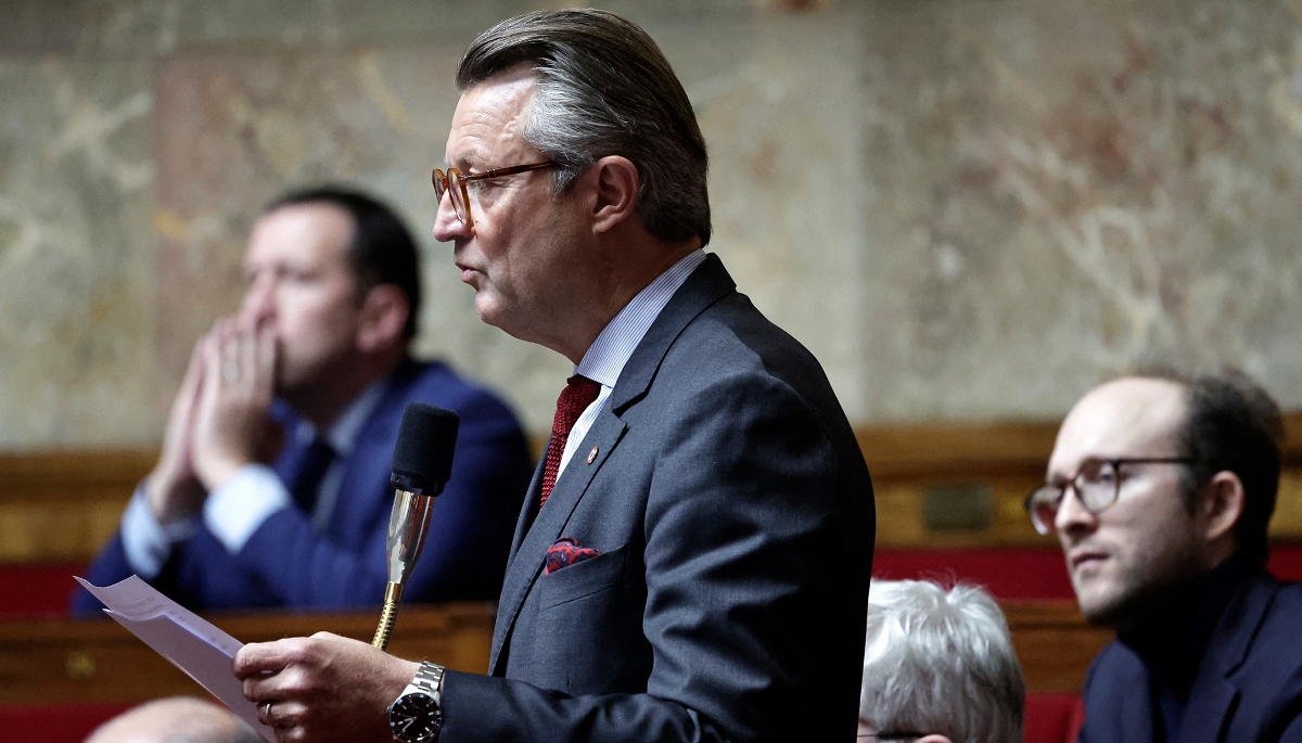 Christophe Plassard, à l'Assemblée nationale, le 5 mars 2025.