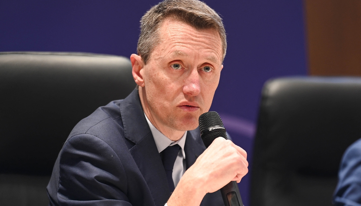 Pascal Prache, le 7 mars 2024, au tribunal de grande instance de Nanterre.