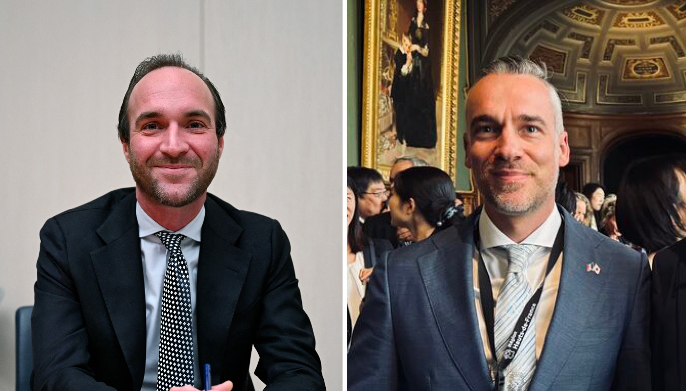 Quentin Ruffat (à g.) et Benjamin Moutte-Caruel.