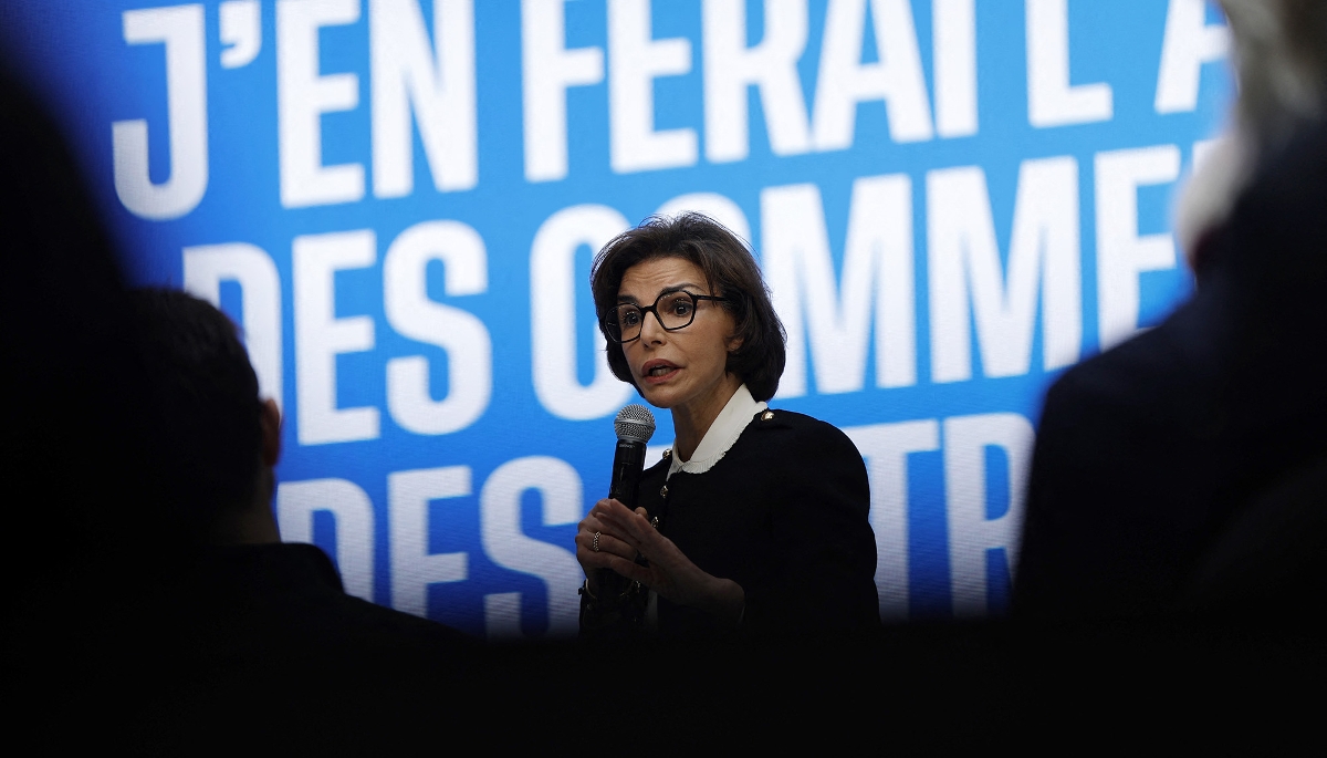 Rachida Dati, lors d'une réunion de présentation de son programme, le 10 février 2026.