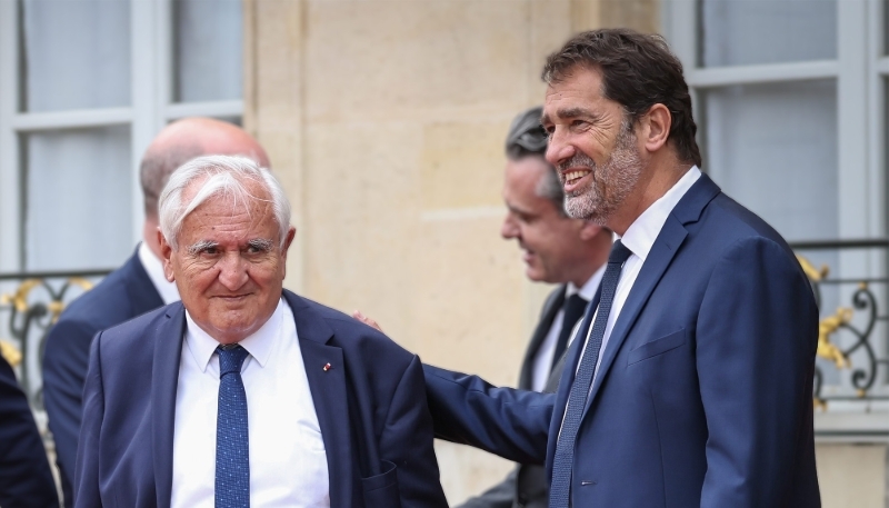 Jean-Pierre Raffarin et Christophe Castaner.