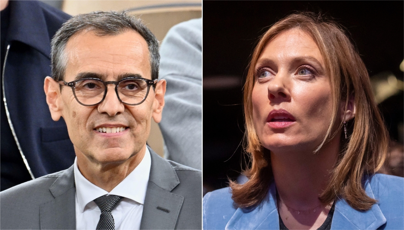 Le directeur général de RMC BFM, Régis Ravanas, et la DG de CMA Média, Claire Léost.