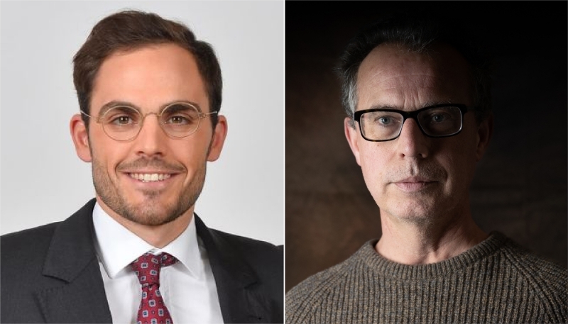 Le fondateur de Whitelight Capital, Kevin Romanteau (à g.) et l'ancien directeur juridique des contentieux de Carrefour, Jérôme Coulombel.