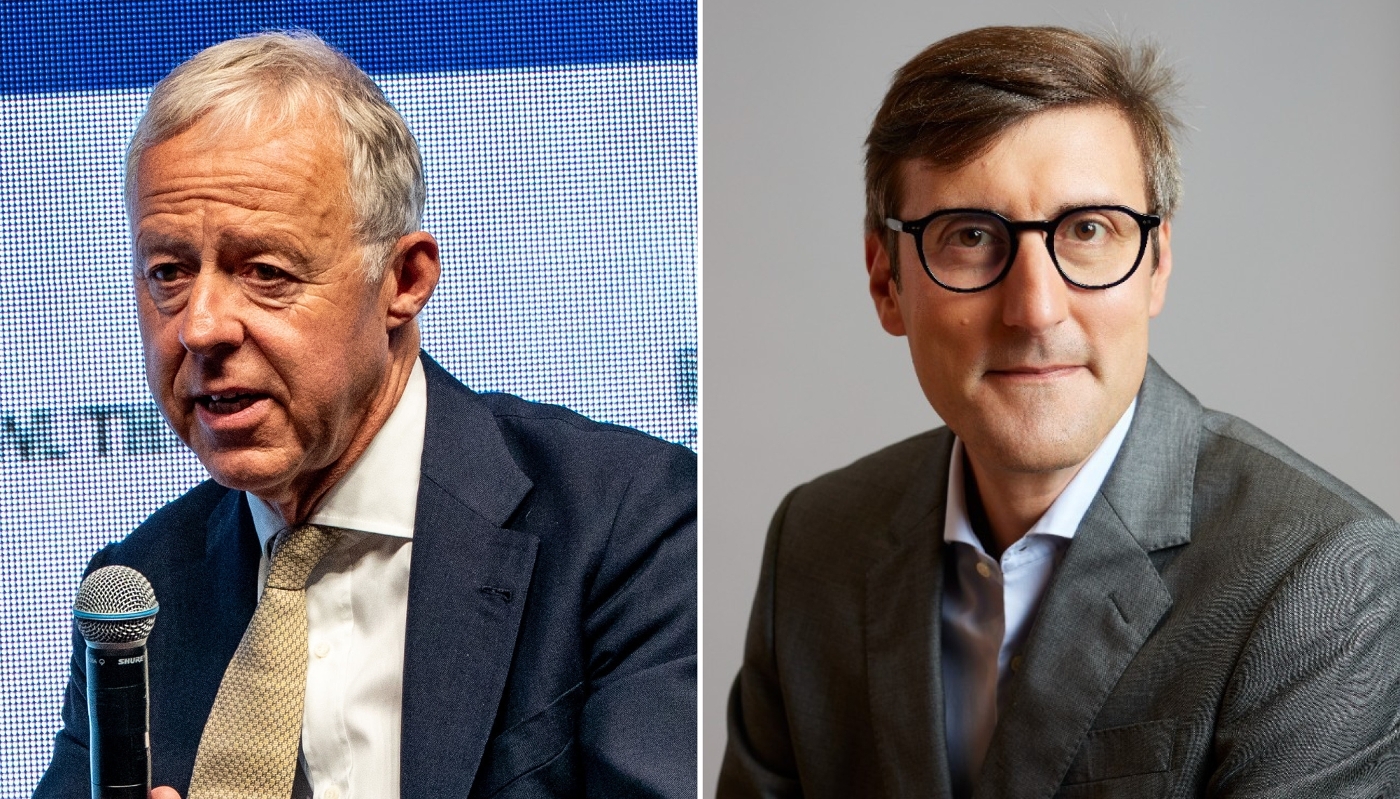 Rob Lucas, directeur général de CVC Capital Partners, et Brice-Audren Riché, patron du groupe Lesaffre.