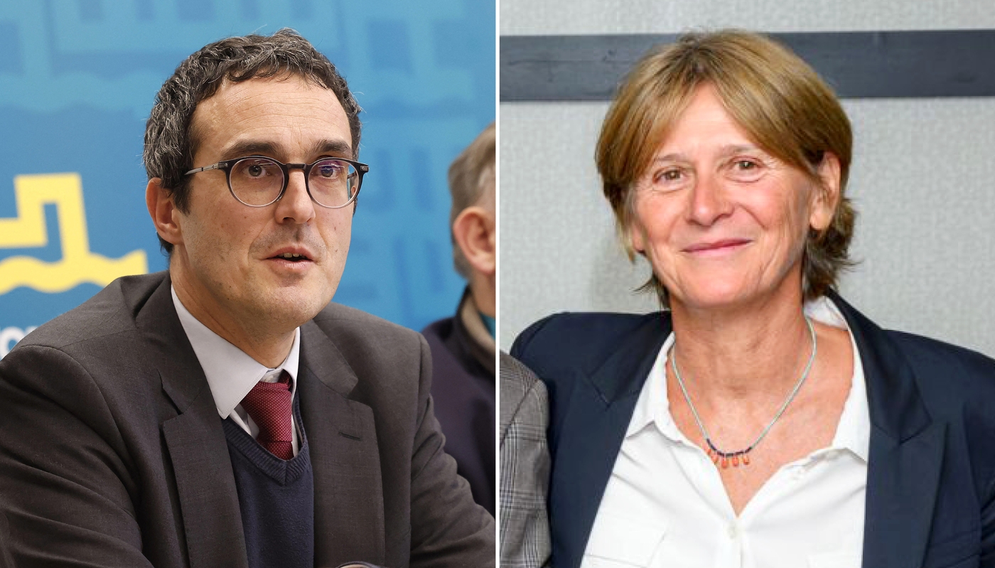 Benoît Rochet et Caroline Marx, la nouvelle DRH d'Haropa.