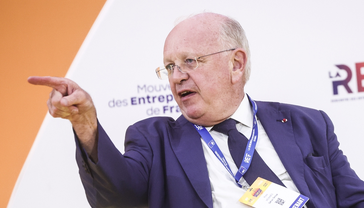 Le président du conseil d'administration de Safran, Ross McInnes, lors de la REF, le 28 août 2025 à Paris.