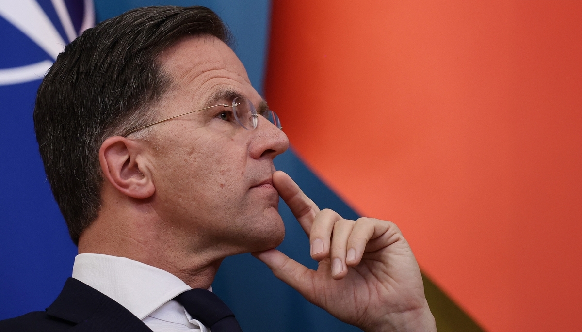 Le secrétaire général de l'OTAN, Mark Rutte, le 26 mars 2025. 