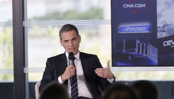 Le PDG de CMA CGM, Rodolphe Saadé, propriétaire de La Provence.