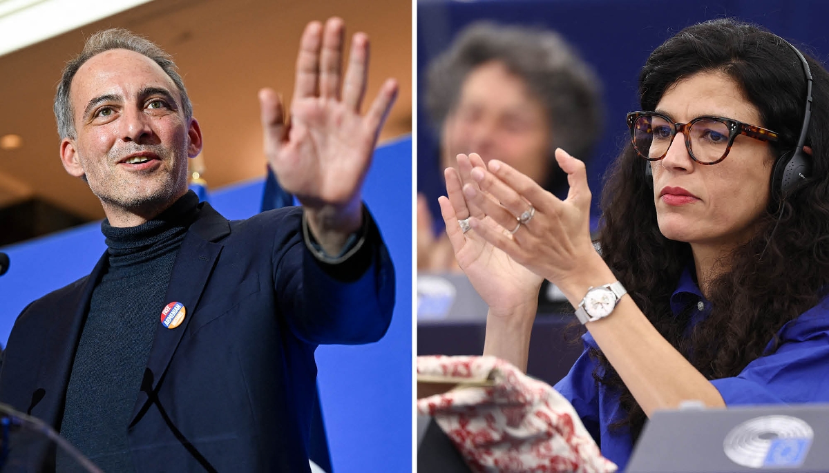 Raphaël Glucksmann et Majdouline Sbaï.