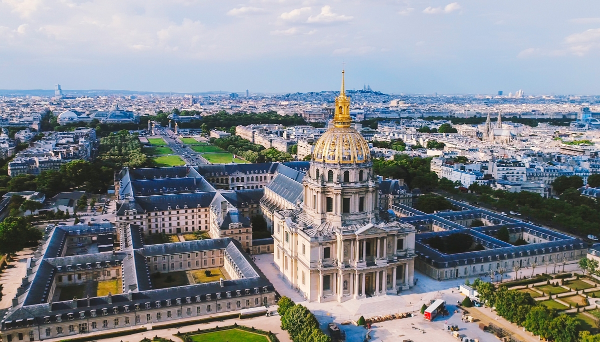 Vue de l'hôtel des Invalides, où se situe le siège du SGDSN.